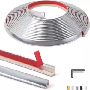 타일 및 벽 가장자리 가구 장식 스테인리스 스틸을 위한 Art3d 20피트 외부 비닐 코너 트림 필 앤 스틱