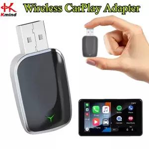 무선미러링 무선 CarPlay 안드로이드 오토 어댑터 2025 신형 99 차량 호환 5GHz WiFi 콘센트 앤 플레이 유