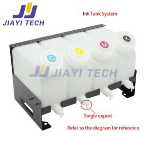 1.8L 단일 수출 알람 잉크 탱크 시스템 엡손 롤랜드 무토 미 마키 대형 프린터 용 연속 공급