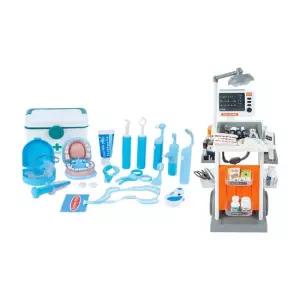 [캐스비]플레이 종합병원놀이세트 1277set) 병원놀이카트+치과병원놀이)