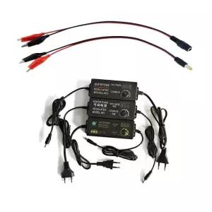 직류전원장치 AC-DC 전원 어댑터 소스 AC DC 3V-24V-3A 3V-12V-5A 9V-24V-5A 3V-36V-2A 여성 남성-두 악어