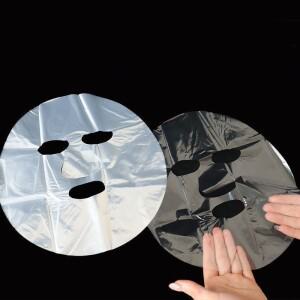 일회용 얼굴 플라스틱 필름 풀 페이스 클리너 마스크 종이, 투명 PE DIY 랩 페이셜 뷰티 건강 도구 키트