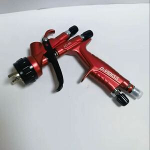 DEVIDISS AD-60 공압식 바니시 페인트 스프레이 건 고분무 저압 1.3mm 노즐 중력식 건, 600ml 용량