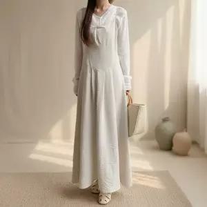 [다잇템] 여성 빅사이즈 코르셋 MAXI 코디 원피스