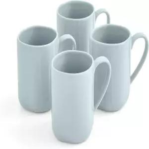 포트메이리온 소피 콘란 아버 컬렉션 머그잔 커피 차 핫 코코아용 모양 4종 세트 스톤웨어로 만든 14온스