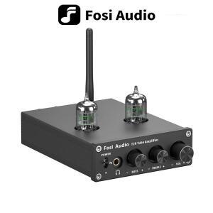 Fosi Audio T20 Bluetooth 진공관 증폭기 AptX HD 스테레오 파워 앰프 50W TPA3116 가정용 스피커 용 헤드