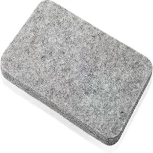 프레트와드 바늘 펠팅 패드 회색 스펀지 고밀도 작업 표면 매트 2D 및 3D 울 위한 천연 두껍고 견고한 펠트