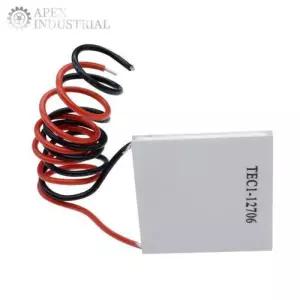 열전소자 TEC1-12706 반도체 쿨링 칩 휴대폰 스마트폰 PC용 방열판 DC12V 40mmx40mmx36mm 1PC