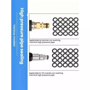 무선고압세차기 세척기 KarcherYili 고압 호스 콘센트 14 퀵 커넥트 암 O 고무 링용 10개20개 링 씰 가스켓