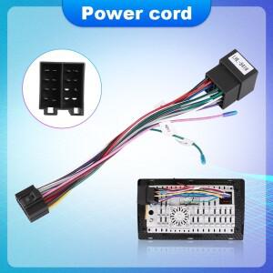 16 핀-ISO 케이블 어댑터 플러그 커넥터 배선 하네스 2 Din 라디오 자동차 안드로이드 헤드 유닛 용 액세