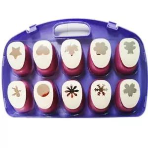 미니펀칭기 모양펀치대형세트 - 10종 10종) 혼합(R-36