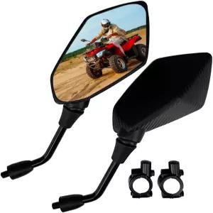 2024 업그레이드된 모터사이클 볼록 리어 뷰 미러 자전거 atv 스쿠터용 M8 M10 스레드 볼트 크루저 스즈키