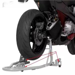 오토바이 리프트 바퀴 교체대 카센터용 브래킷 고정 정비