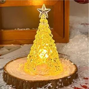 탁상용 크리스마스 트리 무드등 LED 조명 미니 장식 홈파티 소품