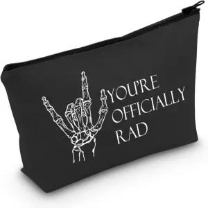 엑스레이 테크 화장품 가방 방사선과 학생 선물 기술자 생존 키트 메이크업 지퍼 파우치 기술 졸업 공식