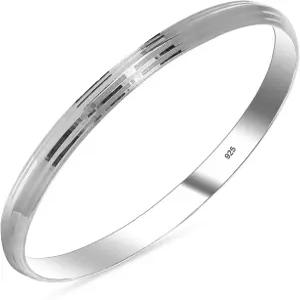 르칼라 솔리드 925 스털링 실버 펀자브 사르다르 카다 남성용 소형 중형 대형 사이즈 2.5mm 두꺼운 텍스처