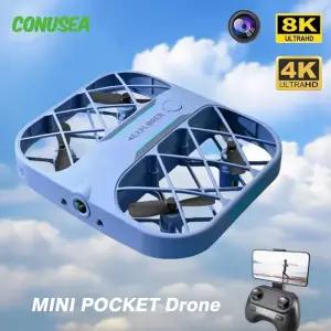 드론 JJRC H107 8k 쿼드콥터 카메라 HD Wifi FPV 4K 원격 조종 헬리콥터 비행기 포켓 UFO 용