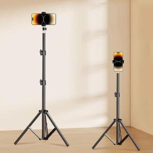 ABS Projector Tripod Stand Steel Tube Adjustable Photography Light Stretchable Multifunction Bracket