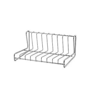 [바겐슈타이거] 스텐304 접시정리대 대 접시 꽂이 건조대 디쉬슬롯 L자형