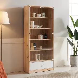 [롯데백화점]미아트 리젠플러스 티글 삼나무 서랍형 6단 장식장-대