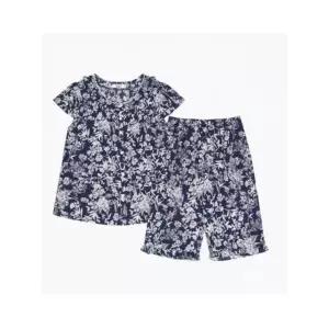 [솔브]비너스슈 정상 비너스슈 NR일러스트 플라워나염 파자마 YPA6424W T_P420557017