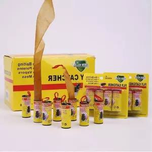 축사 식당 파리 끈끈이 트랩 롤형 해충 날벌레 퇴치 4개입