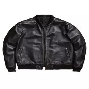 가죽 자켓 소가죽 양가죽 남성 라이더 야구 점퍼 얇은