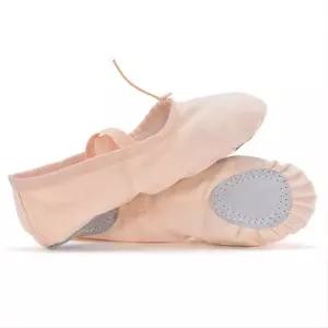성인 아동 취미 발레 연습용 슈즈 무용화 캔버스 반슈즈 무용신발