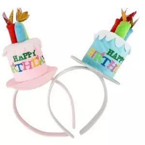 생일축하 생일 파티 머리띠 파티용 생일 케이크 머리띠 헤어밴드 악세사리