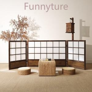 접이식 스크린 골동품 다다미 베이 창 배경 파티션 일본식 중국식 라이브 룸 디바이더 패널 자바라