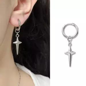 후프링 드롭 장식 스타일 포인트 남성 귀걸이 아이템