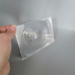 PMMA 직사각형 동심원 나사 광학 확대 프로젝터 렌즈, 137x82.5mm 프레넬 초점 거리 190mm