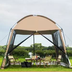 대형 모기장 그늘막 타프스크린 그물망 차박 캐노피 백색 야외 방충망 벽면 몽골천막 캠핑