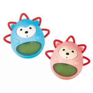 영유아 오감발달 고슴도치 오뚝이 핑크블루 멜로디 회전 까꿍놀이