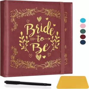 신부 사진 앨범 DIY 스크랩북 가죽 마그네틱 셀프 접착 페이지 약혼 결혼 선물 신혼부부 추억