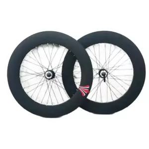 픽시리어휠 자전거휠셋 무광 카본 경량기어 앞바퀴교체 사이클부품 튜닝
