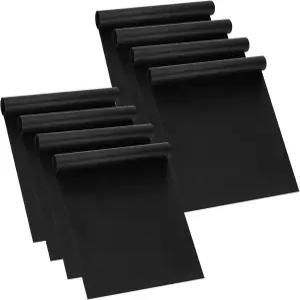 YEUIKERR 오븐 바닥용 8팩 라이너 17 x 25인치 대형 헤비 듀티 논스틱 매트 전기 토스터 재사용 가능한