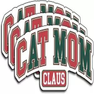 3Pcs 고양이 맘클로스 스티커 방수 크리스마스 애호가들 선물 장식하기 재미있는 킨들 물병 범퍼카 하드햇