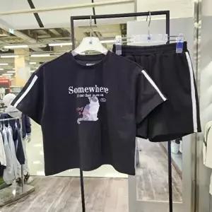 [셀러허브 1]에스핏 HC09 라인배색티셔츠4부상하세트 사은품증정  SJA304FKTR05 (48035977)