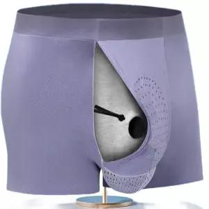 남자소변구멍팬티 통풍 속옷 앞트임 깔끔한 앞구멍 소변구멍 팬티