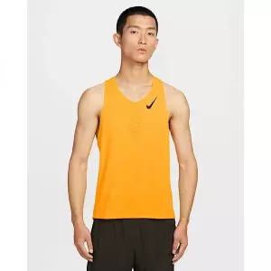 NIKE 나이키 에어로스위프트 남성 드라이 핏 ADV 러닝 싱글렛 - 레이저 오렌지/블랙 - FN4232-845 2110689