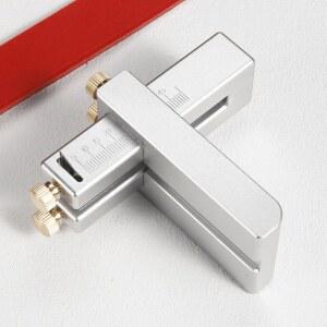 1PC 벨트 커터 알루미늄 합금 샌드 야채 조절 가능한 태닝 블라스팅 수제 미니 산화 가죽 절단 도구