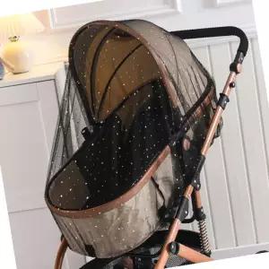 유모차 방충망 모기장 덮개 개모차 겸용 별무늬 디자인 간편설치