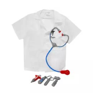 어린이 직업체험 역할놀이 유아 코스튬의상 의사가운 세트 연극 키즈카페