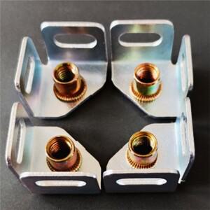 A59Z-탄소강 베이스 피팅 랙 캐스터 액세서리 앵글 아이언 연결 휠