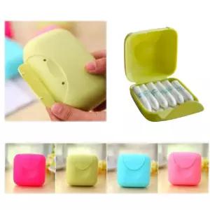 휴대용 탐폰 보관함 다기능 여행용 미니 정리박스 여성용 소형 수납함 dgT7+6PFP