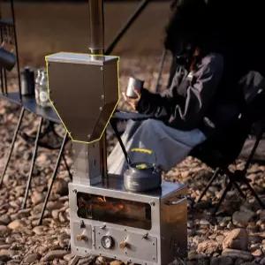 캠핑 화목난로 펠릿 연통 장작 정원 야외 글램핑 불멍 보일러 연도 스테인리스 파이프