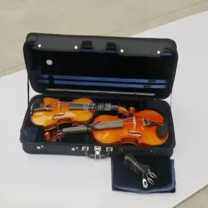 하드 케이스 바이올린 고급 보호 가방 악기 수납 비올라 포함 더블 수납함