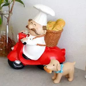 북유럽풍 요리사 미니어처 인형 테이블 장식 소품