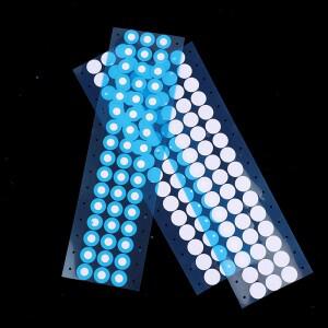 합성 멸균 메쉬 필터 종이 스티커, 20mm 소수성 통기성 멤브레인, 버섯 재배용 넓은 입 모양, 시트 당 48